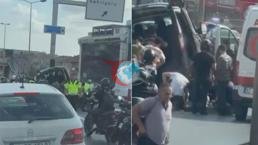 Küçükçekmece'de böyük qəza! 13 yaralı, 12-si uşaq, 12-si yük maşınının sürücüsü; eni=