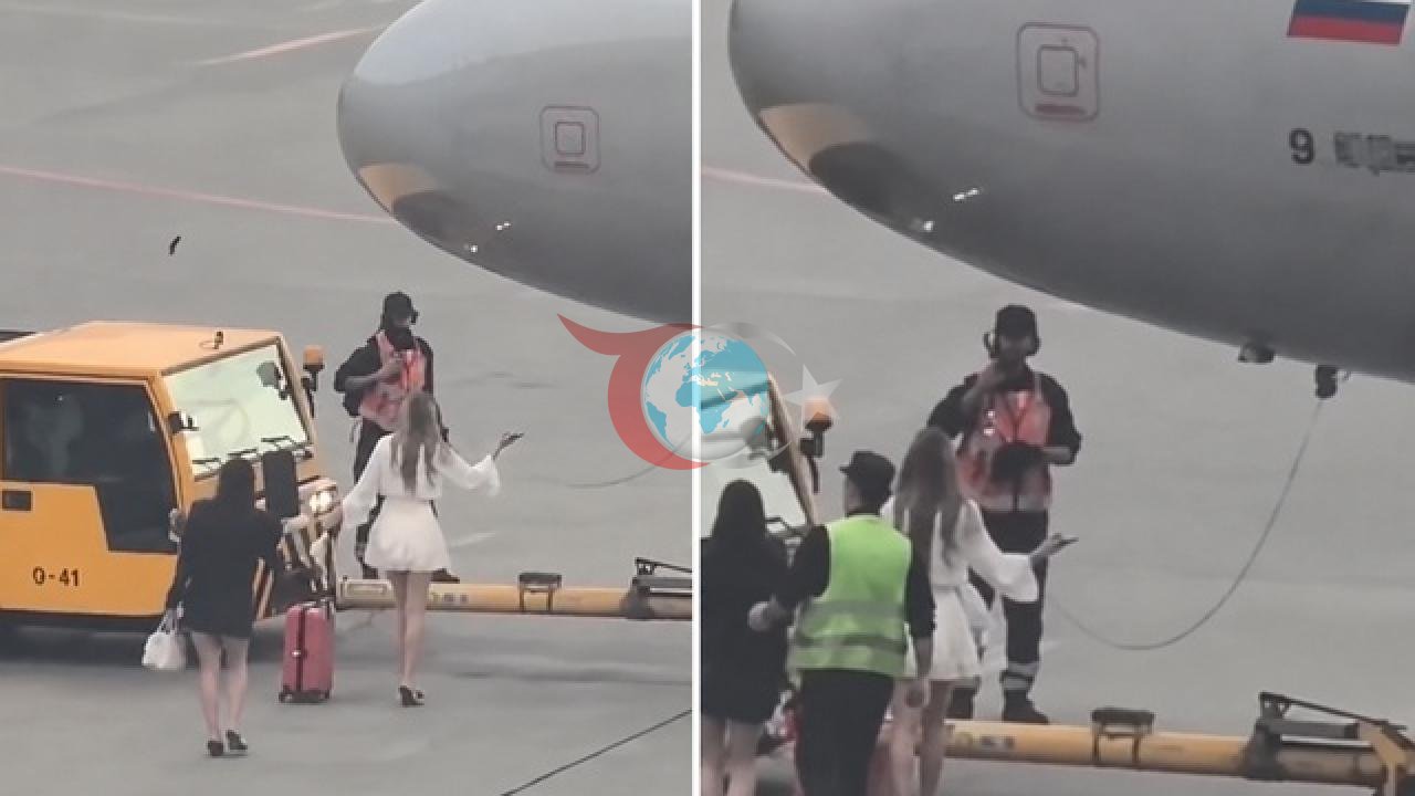 Moskvada ağlasığmaz hadisə: Bodrumda toya getmək üçün təyyarənin arxasınca qaçdılar!