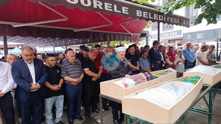 Giresunda akıntıya kapılarak ölen anne ile iki kızının cenazeleri toprağa verildi
