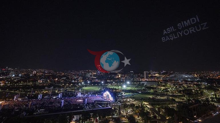 AK Partide 25. yıl coşkusu Dev mitinge 100 binden fazla kişi katıldı
