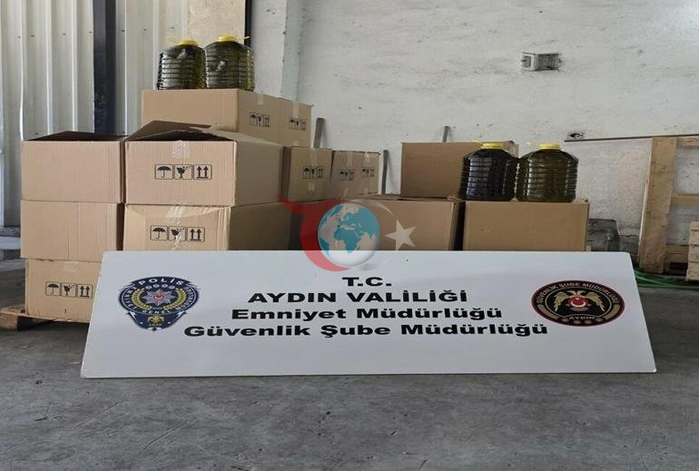 Polis depoları tek tek bastı Tonlarca etiketsiz tağşiş yağ ve zeytin ele geçirildi