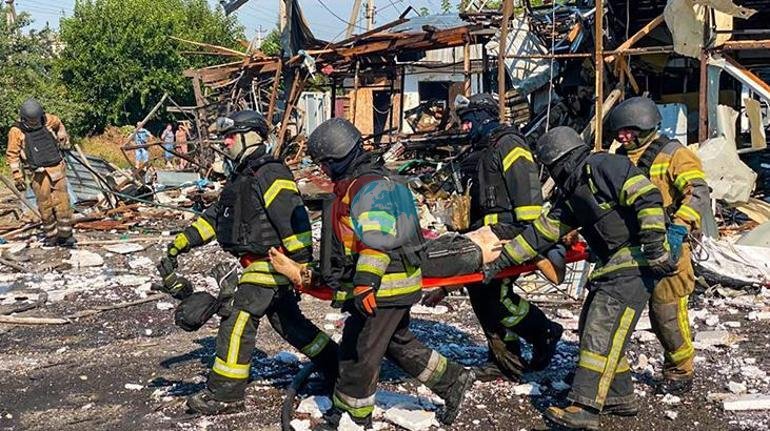Rusyadan Ukraynaya bombardıman Can kaybı ve yaralılar var