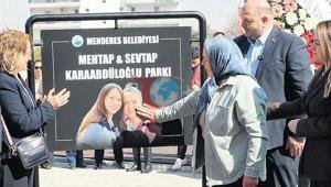 Deprem kayıplarına adanan park açıldı
