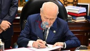 Son xəbər... Bahçeli qanun layihəsini imzaladı