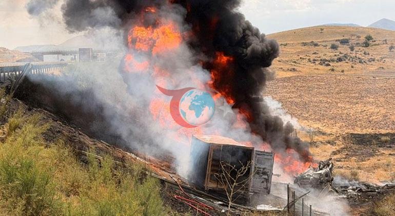 1 saat önce canlı yayın yapmıştı TIR şoförünün korkunç sonu