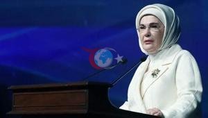 Emine Erdoğan, FIVB Milletler Ligi şampiyonu A Milli Kadın Voleybol Takımını kutladı