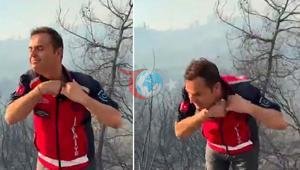 Balıkesir Böyükşəhər Bələdiyyə Başçısı Əhməd Akın yanğın zamanı yaralanıb.