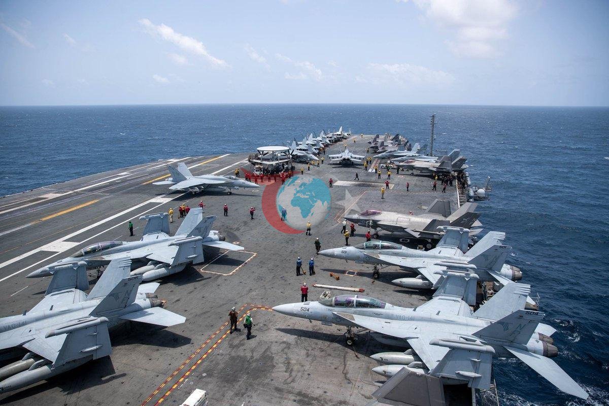 АҚШ USS Джордж Вашингтон (CVN 73) ұшақ тасығышы Таяу Шығысқа жіберілді.