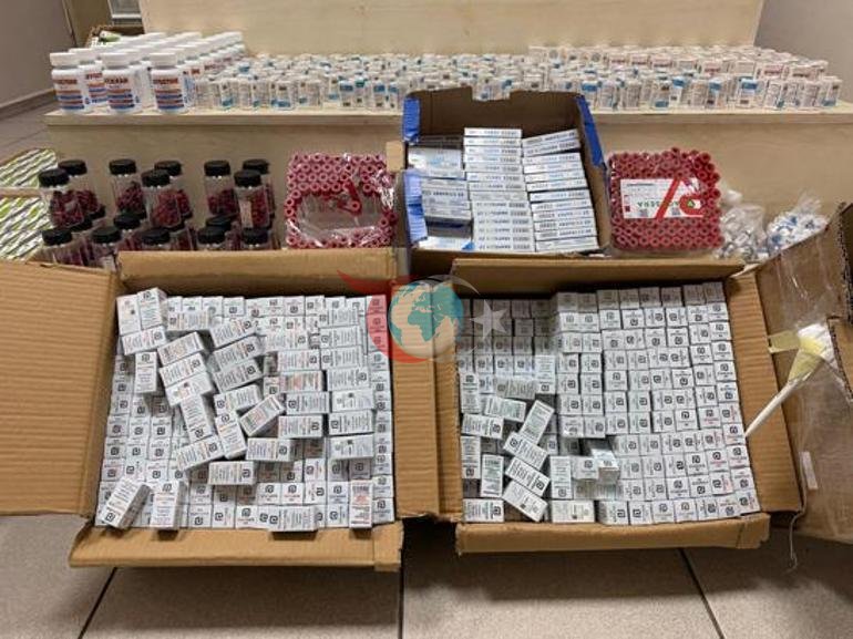 İzmirde gümrük kaçağı ilaç operasyonunda 6 şüpheli yakalandı