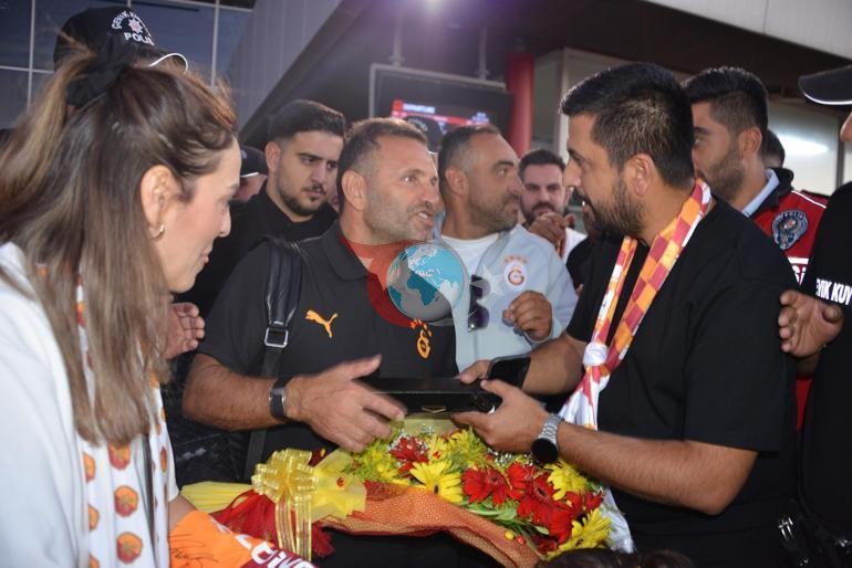 Galatasaray kafilesi Erzurumda
