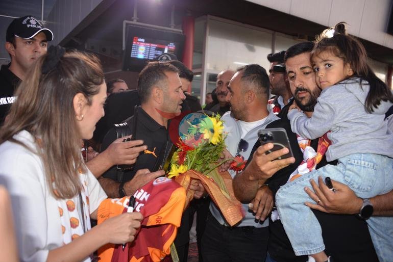 Galatasaray kafilesi Erzurumda