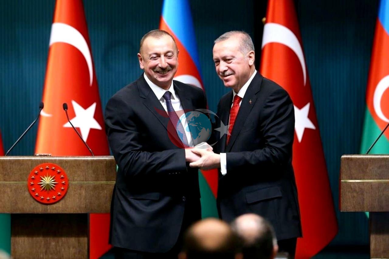 ฤฐlham Aliyev ve Recep Tayyip Erdoฤan