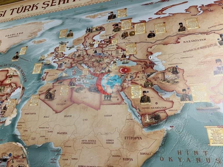 48 ülkedeki 172 Türk şehitliği ve anıtı özel bir çalışmayla haritalandı