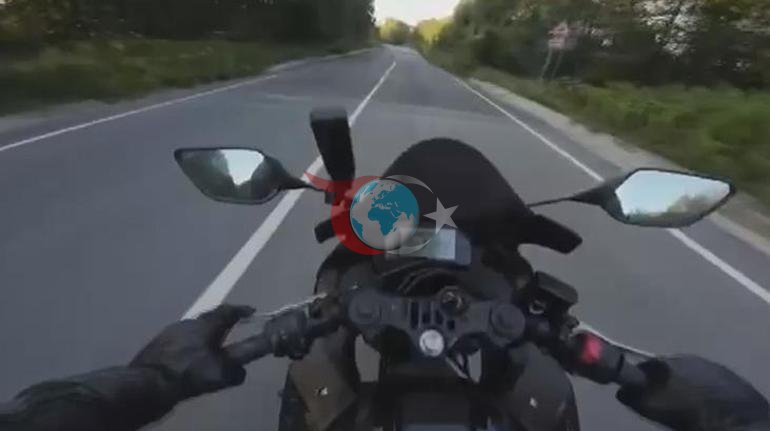 Jeyda Yakovani Shiledan olib ketgan mototsikl halokati dubulg'a kamerasiga tushdi