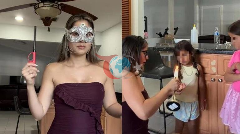 Beğeni uğruna dehşeti yaşattı Evini ateşe verdi, çocuklarına sıcak mum döktü