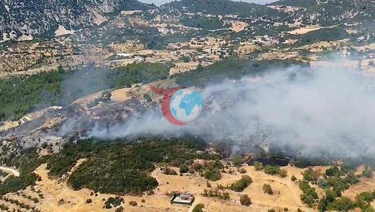 Antalyada orman yangını Çok sayıda ekip sevk edildi