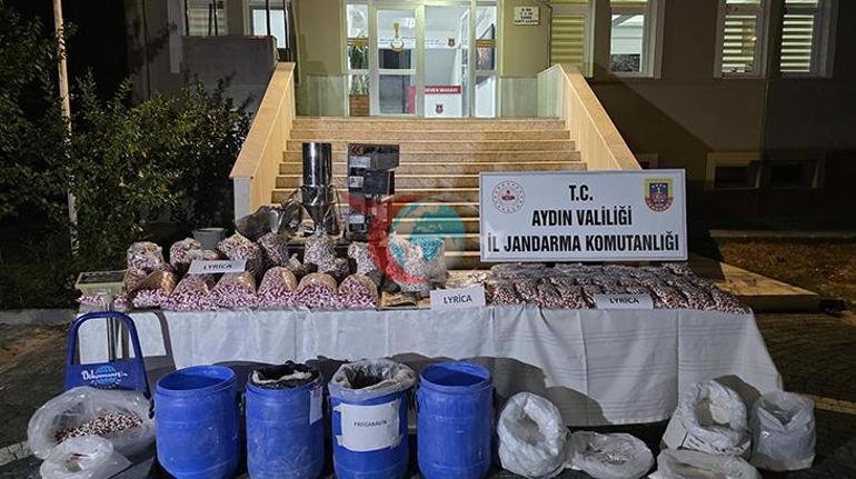 Yer: Aydın 27 dönümlük çiftlikten uyuşturucu fabrikası çıktı