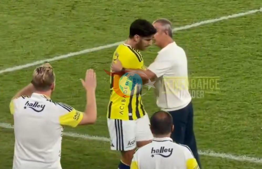 Görüntü beIN SPORTS'TAN alındı | Asensio ve İsmail Kartal'ın çok konuşulan görüntüsü