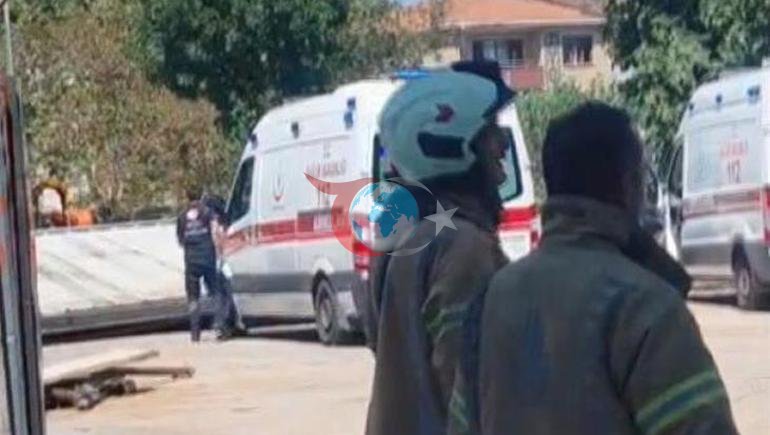 Sultanbeyli’de çatı kazası 2 işçi yaralandı, birinin durumu ağır