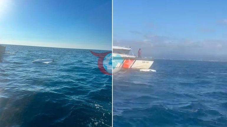 Karasuda balık tutmak için açıldılar, dron buldular