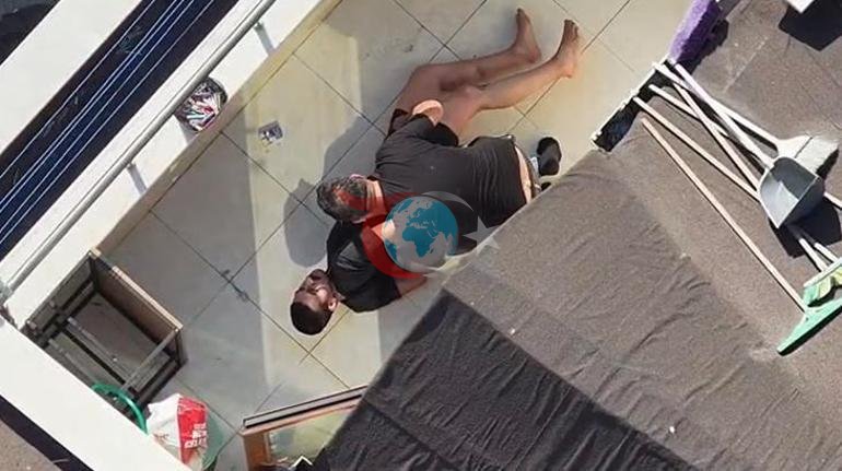 Kuyumcu kuryesi 2 milyonluk altınla kaçtı, drondan kaçamadı Yakalanma anı kamerada