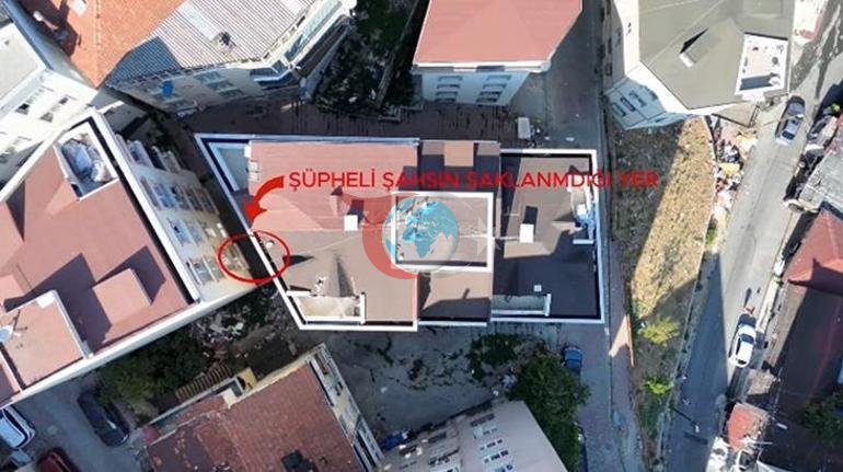 Kuyumcu kuryesi 2 milyonluk altınla kaçtı, drondan kaçamadı Yakalanma anı kamerada