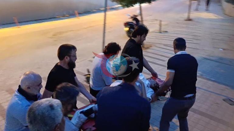 Motosiklet kazasını duyan doktor duvardan atlayıp yaralının imdadına koştu