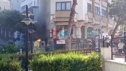 Bursa'da korku dolu anlar! Trafo bomba gibi patladı