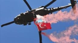 İlgiyle izlendi! Malazgirt’te jandarma helikopterlerinden müthiş gösteri