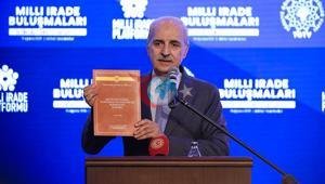 Түрік Ұлы Ұлттық Мәжілісі төрағасының террордан азат Түркия жолдауы. Бөліну бөлмесіне Құртулмуш не дискуссиялық сөз жоқ title=
