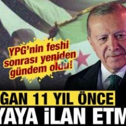 Suriyadakı terror təşkilatı YPG/SDF özünü ləğv etdi: Ərdoğan bunu 11 il əvvəl açıqlamışdı!
