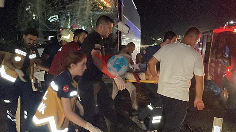 Şanlıurfada yolcu otobüsleri çarpıştı: 13 yaralı