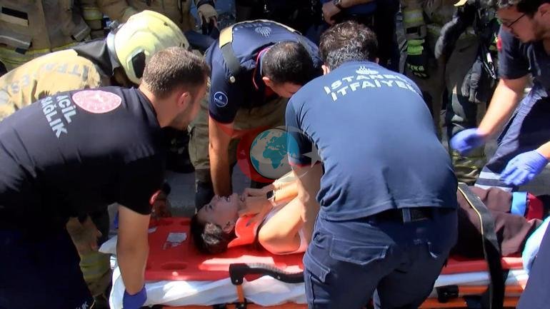 Ümraniye’de korkutan kaza Motokuryenin çocuğa yaptığı hareket herkesi duygulandırdı