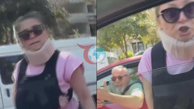 Bakırköyde yol verme kavgası Otomobilden indi taksiye saldırdı