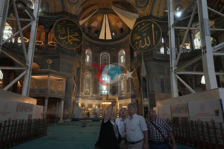 Ayasofyanın Cümhuriyyət tarixindəki ən əhatəli bərpası yavaşlamır