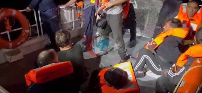 Kastamonu Daxili İşlər Nazirliyi sahillərində batmaq təhlükəsi: Gəmidəki 13 qrup üzvü xilas edilib