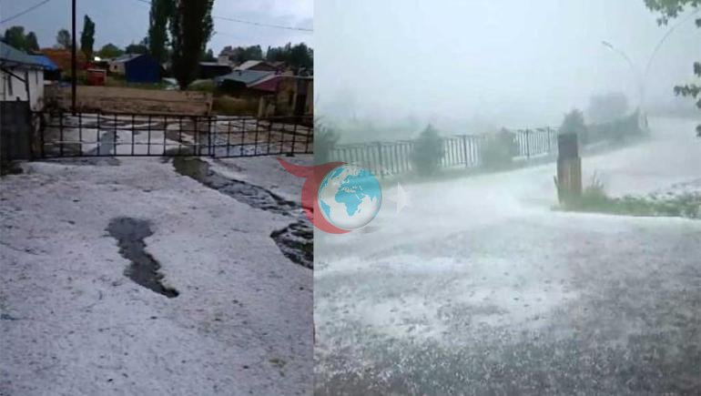 Birçok ili vurdu Ceviz büyüklüğünde dolu vatandaşlara zor anlar yaşattı