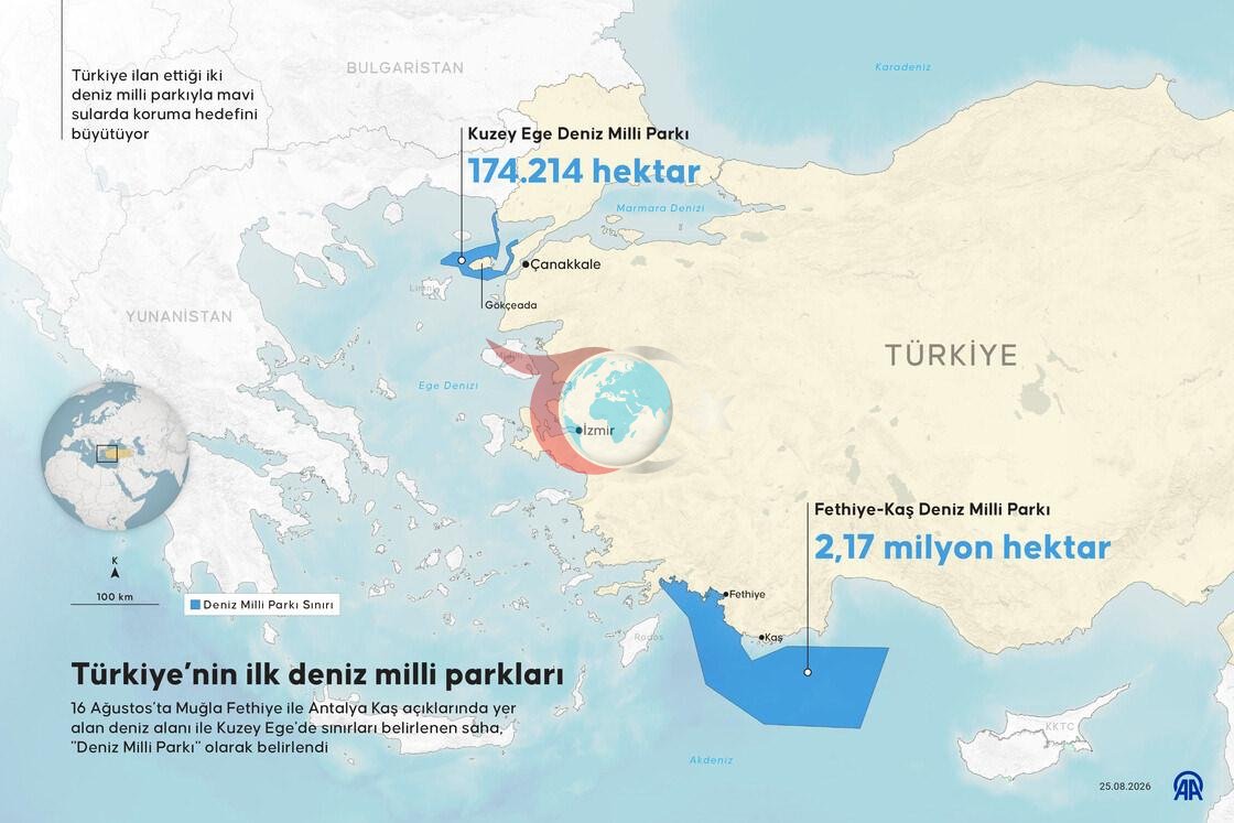 Türkiyənin ilk dəniz milli parkları