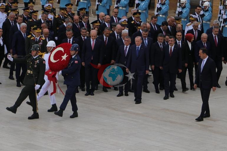 Anıtkabirde 30 Ağustos Zafer Bayramı töreni