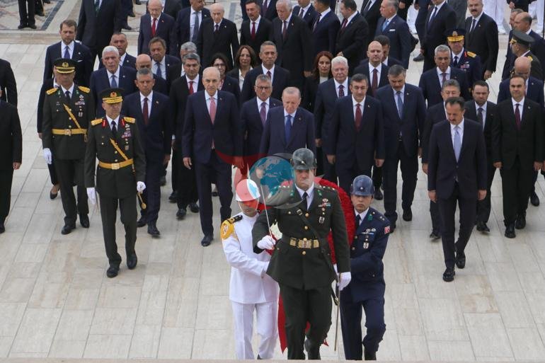 Anıtkabirde 30 Ağustos Zafer Bayramı töreni