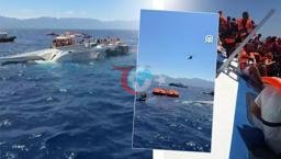 Girne'den Mersin'e giden 267 kişinin bulunduğu yolcu gemisi battı!