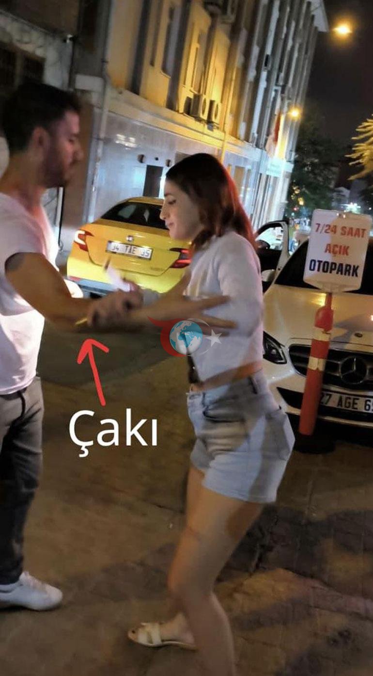 Karaköyde dehşete düşüren olay Kanadalı turiste takside bıçaklı gasp