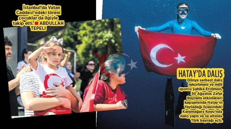 Boğaz’da 30 Ağustos coşkusu