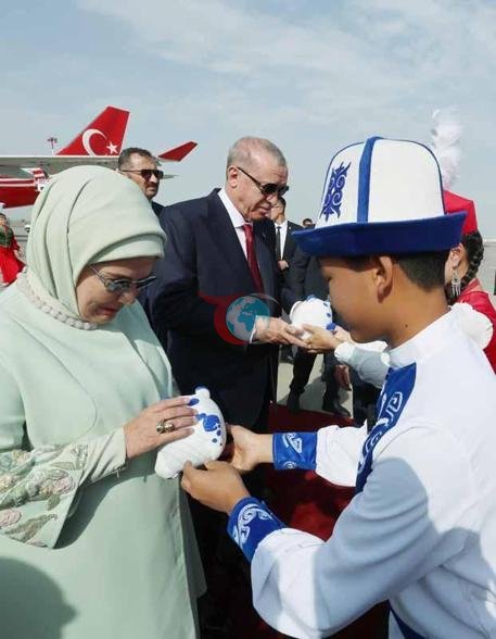 Cumhurbaşkanı Erdoğan, Kırgızistan’da