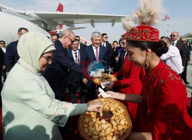 Cumhurbaşkanı Erdoğan, Kırgızistan’da