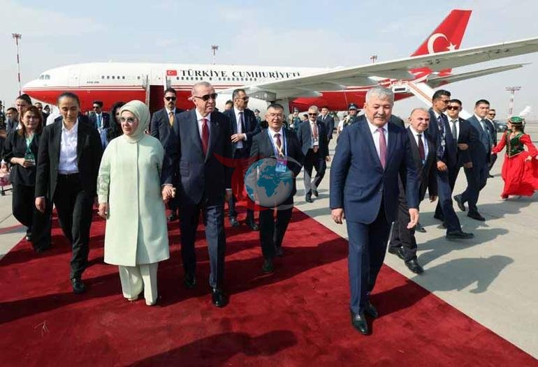 Cumhurbaşkanı Erdoğan, Kırgızistan’da