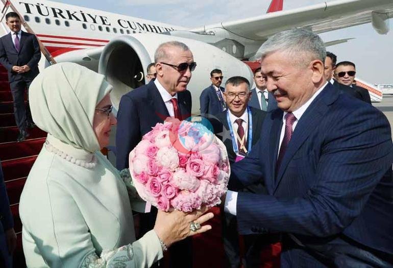 Cumhurbaşkanı Erdoğan, Kırgızistan’da
