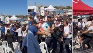 Silivri’de gergin anlar Batan gemiyi takip eden basın mensuplarına saldırı