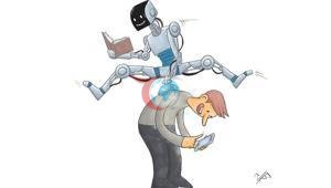 Robot değil insan çizimi