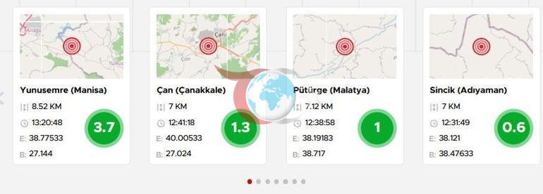 Son dakika... AFAD duyurdu Manisada deprem